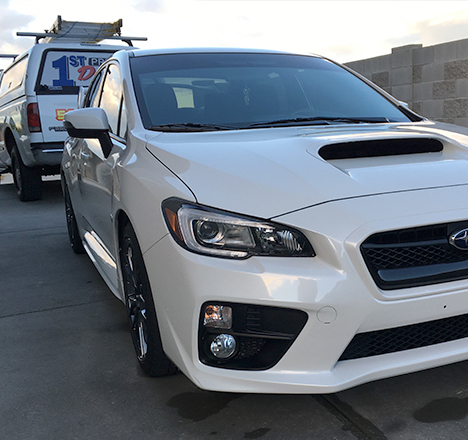 Final wax applied to vehicle